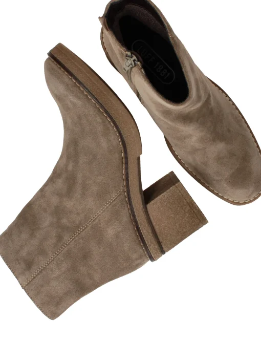 Best LOFF 1881 Enkellaarsjes Dames Taupe