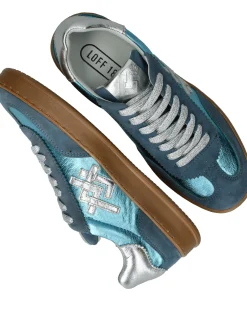 Online LOFF 1881 Sneakers Dames Blauw