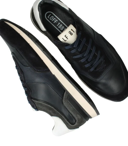 Discount LOFF 1881 Sneakers Heren Blauw