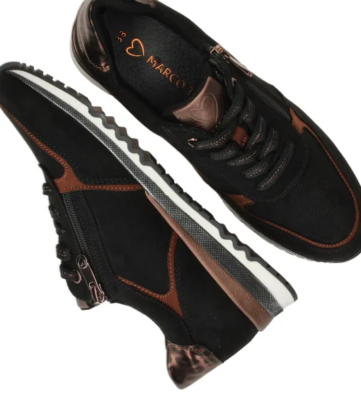 Fashion Marco Tozzi Sneakers Dames Zwart