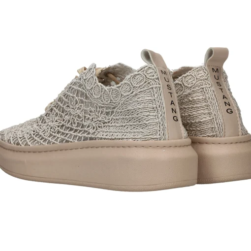 Sale Mustang Sneakers Dames Beige