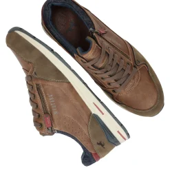 Fashion Mustang Sneakers Heren Bruin