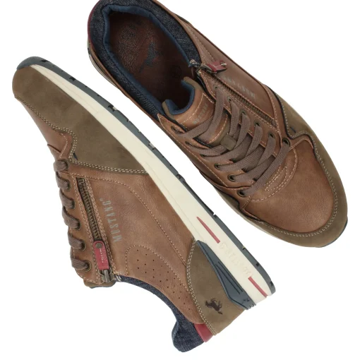 Fashion Mustang Sneakers Heren Bruin