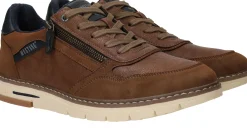 Discount Mustang Sneakers Heren Cognac