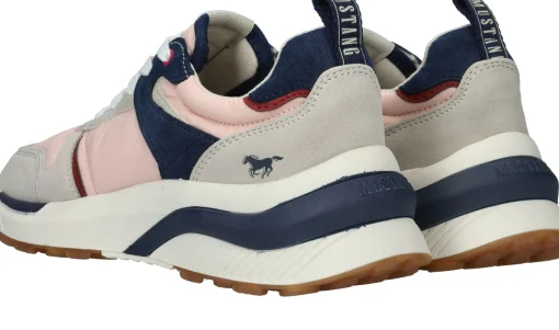 Online Mustang Sneakers Dames Roze
