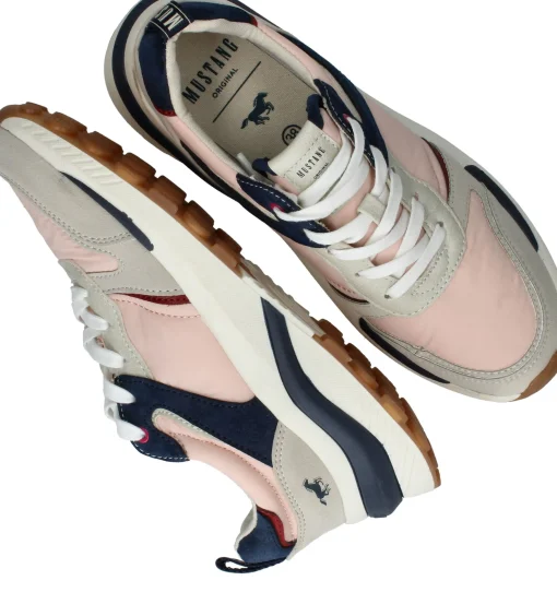 Online Mustang Sneakers Dames Roze