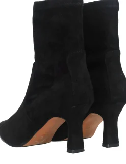 Fashion POSH by Poelman Enkellaarsjes Dames Zwart
