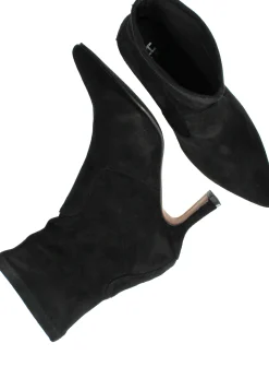Fashion POSH by Poelman Enkellaarsjes Dames Zwart