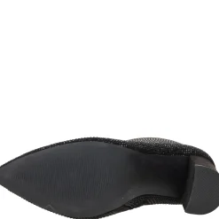 Online POSH by Poelman Enkellaarsjes Dames Zwart