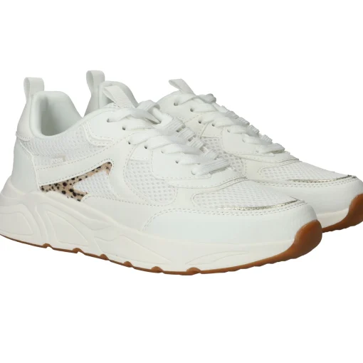 New POSH by Poelman Sneakers Dames Wit