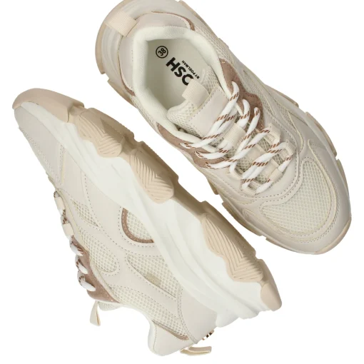 Sale POSH by Poelman Sneakers Dames Beige