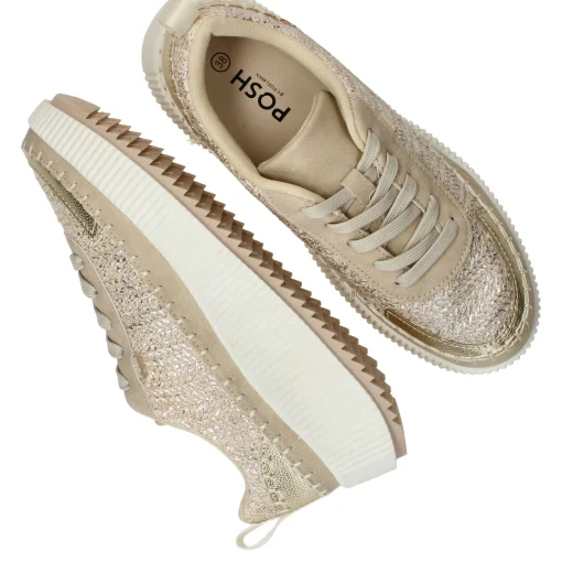 Hot POSH by Poelman Sneakers Dames Goud