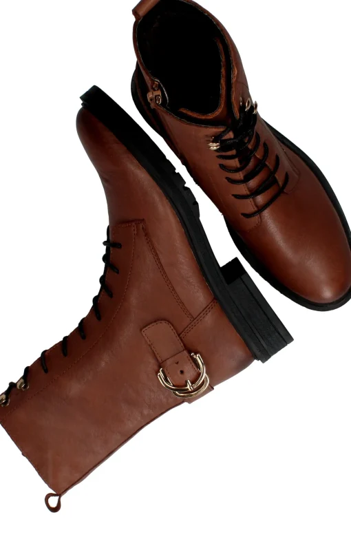 New PS Poelman Boots Dames Bruin