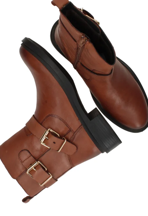 Fashion PS Poelman Boots Dames Cognac