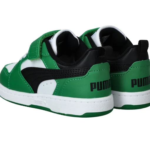 Online Puma Rebound V6 Low Sneakers Jongens Groen