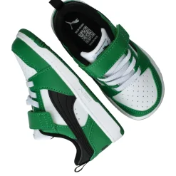 Online Puma Rebound V6 Low Sneakers Jongens Groen