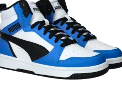 Outlet Puma Rebound V6 Mid JR Sneakers Jongens Blauw