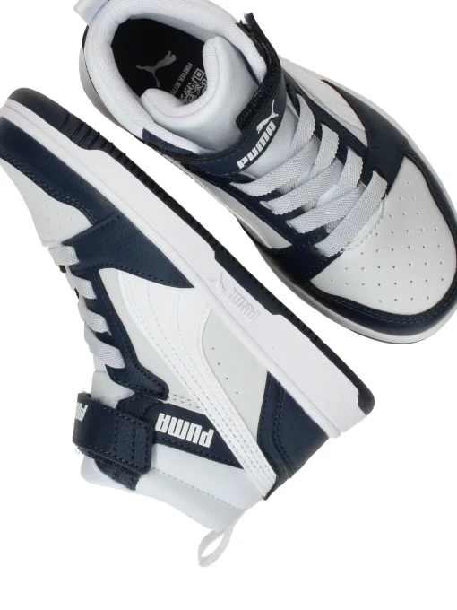 Hot Puma Rebound V6 Mid Sneakers Jongens Blauw