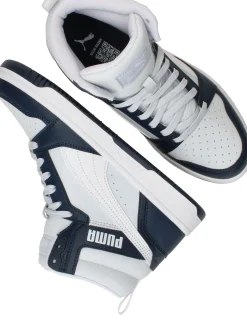 Fashion Puma Rebound V6 Mid Sneakers Jongens Blauw