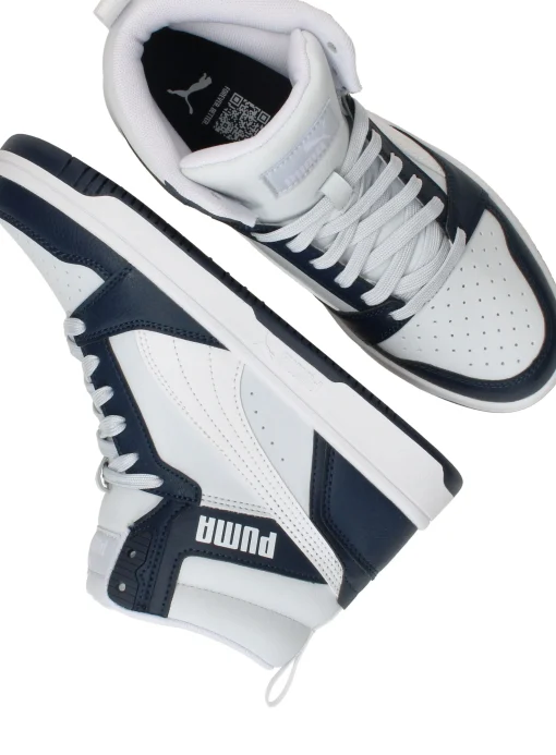 Fashion Puma Rebound V6 Mid Sneakers Jongens Blauw
