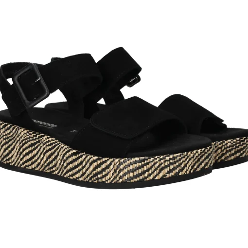 Clearance Remonte Sandalen Dames Zwart