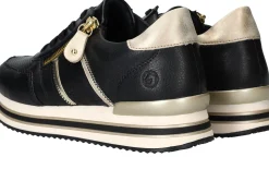 Outlet Remonte Sneakers Dames Zwart