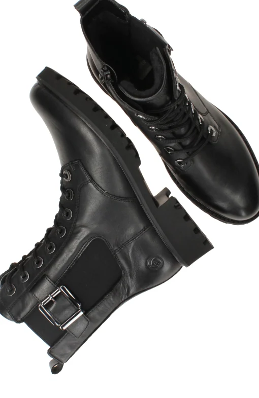Fashion Remonte Veterboots Dames Zwart