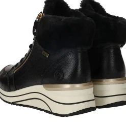Outlet Remonte Veterboots Dames Zwart