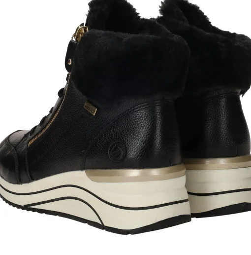 Outlet Remonte Veterboots Dames Zwart
