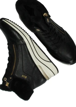 Outlet Remonte Veterboots Dames Zwart