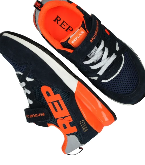 Outlet Replay Sneakers Jongens Blauw