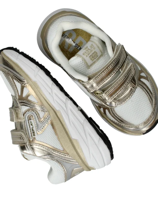 Online Replay Sneakers Meisjes Goud