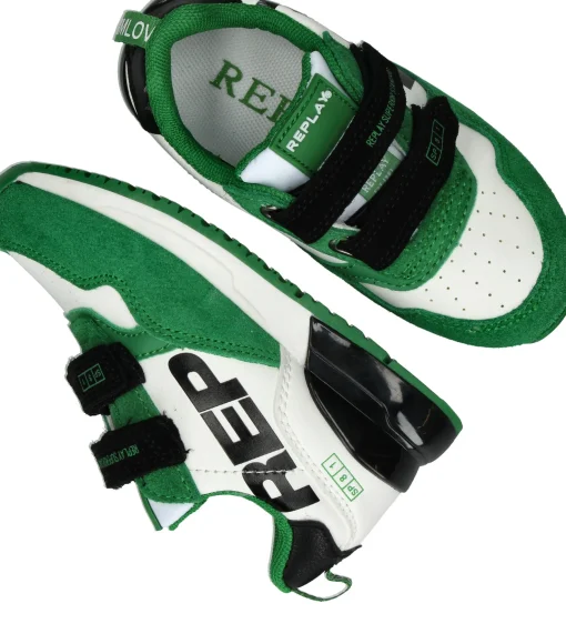 Sale Replay Sneakers Jongens Wit