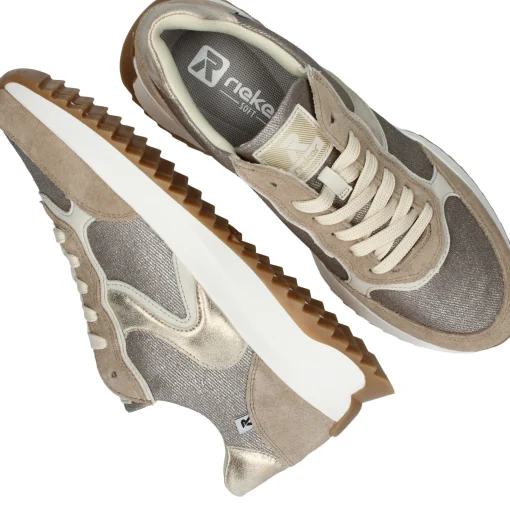 Discount Rieker Evolution Sneakers Dames Beige