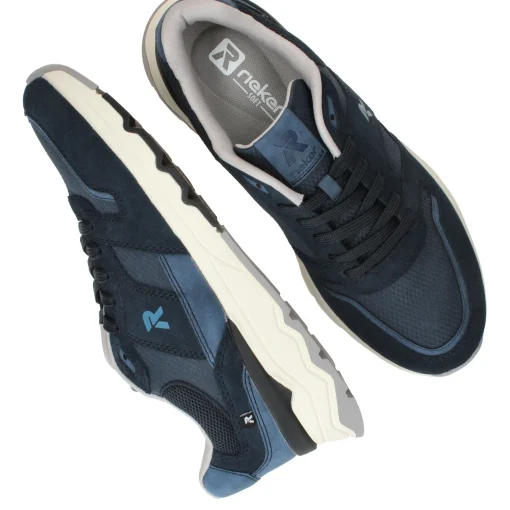 Clearance Rieker Evolution Sneakers Heren Blauw