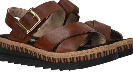 Best Rieker Sandalen Dames Bruin