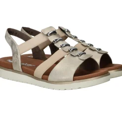 Hot Rieker Sandalen Dames Goud
