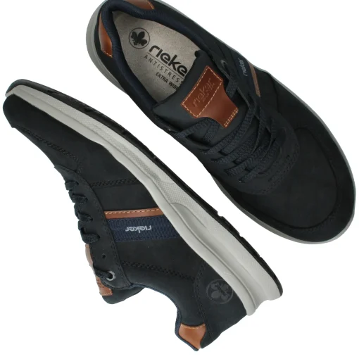 Discount Rieker Sneakers Heren Blauw