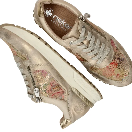 Clearance Rieker Sneakers Dames Goud