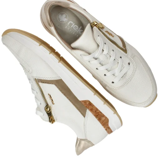Fashion Rieker Sneakers Dames Wit