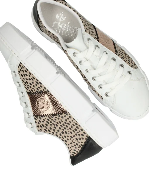 Hot Rieker Sneakers Dames Wit