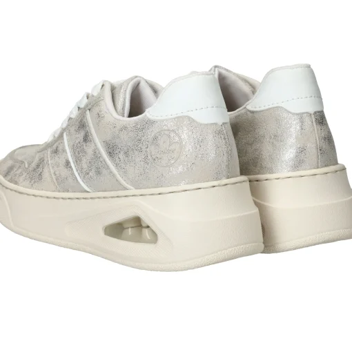 New Rieker Sneakers Dames Zilver