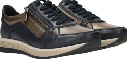 Hot Rieker Sneakers Dames Zwart