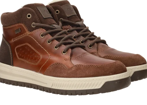 Clearance Rieker Veterboots Heren Bruin