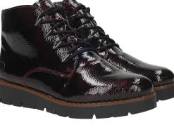 Clearance Rieker Veterboots Dames Rood