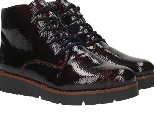 Clearance Rieker Veterboots Dames Rood
