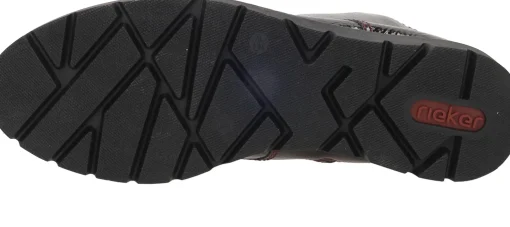 Clearance Rieker Veterboots Dames Rood