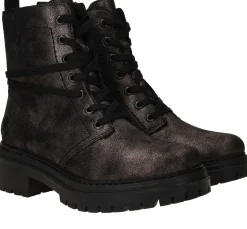New Rieker Veterboots Dames Zwart