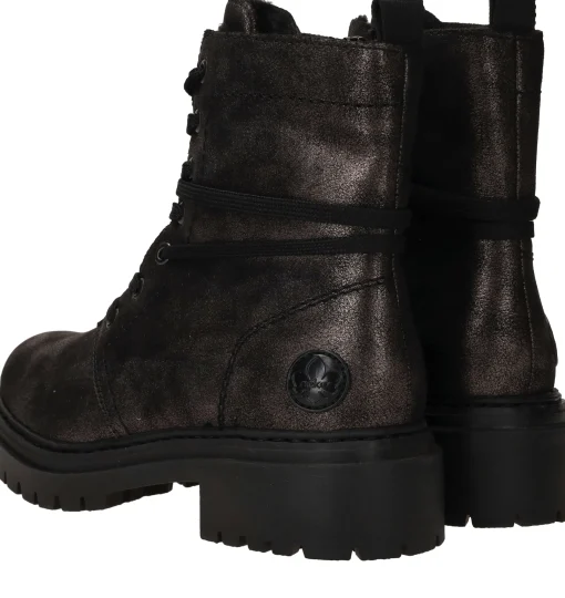 New Rieker Veterboots Dames Zwart