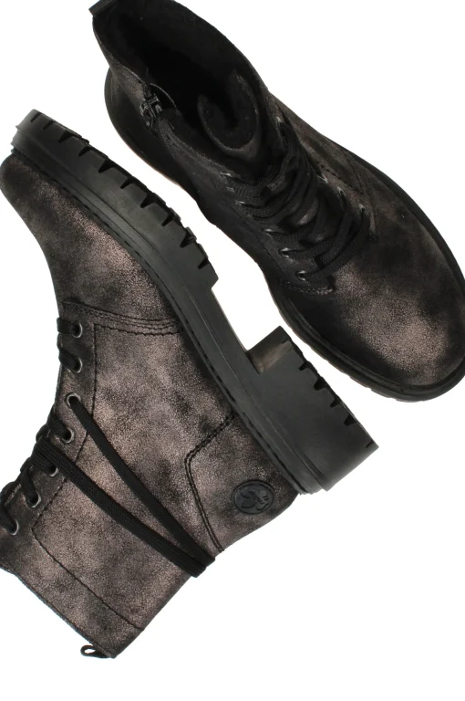 New Rieker Veterboots Dames Zwart